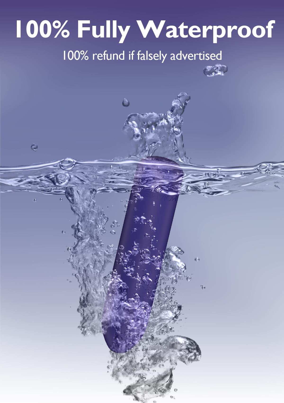 Small Bullet Vibrator for Women: Waterproof Mini Clit Vibrator with 10 Modes